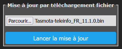 Mise à jour du firmware du module T-InfoDIN